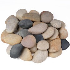 20 lbs Aquarium Rocks 3"-4" for Landscaping, Garden, Fish Tanks, Walkways