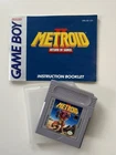 Metroid II: Return of Samus W/ Manual (Game Boy, 1991) New Battery