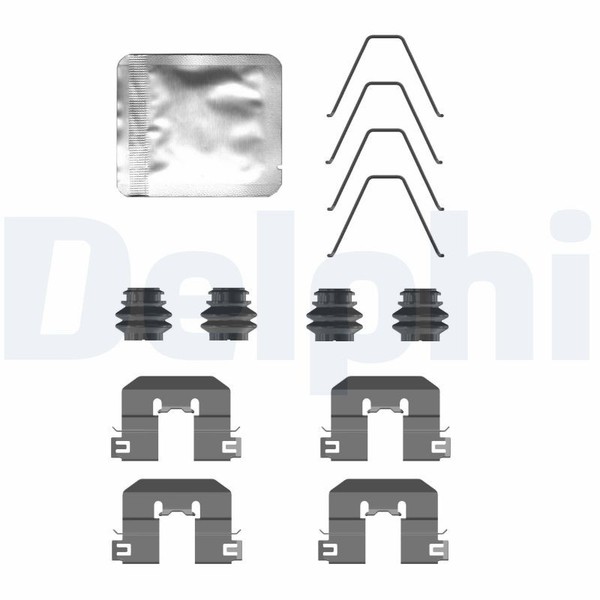 Delphi ZubehöRsatz Scheibenbremsbelag Passend FüR KIA Picanto JA 1.2-image
