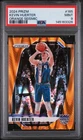 2024 Panini Prizm Basketball Orange Seismic Kevin Huerter #165 PSA 9