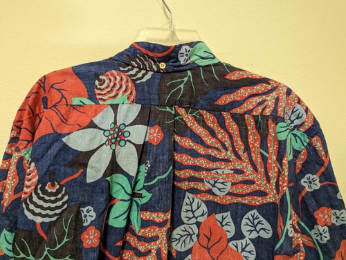 REYN SPOONER Multi-pattern Short Sleeve Pull-over Shirt Men - Size Xl Hawaiian - Picture 8 of 11