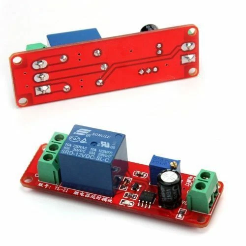 2 Stück NE555 DC 12V Delay Relay shield Timer Switch Adjustable Module 0 To 10 S - Bild 3 von 4