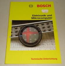 Tecnico Informazioni Unterrichtung Bosch Elettronica E Mikrocomputer, 05/1987