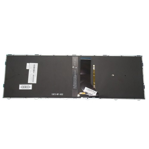 Keyboard For CLEVO N250 CVM15F26D0J4308 6-80-N7500-070-1 German GR Black Backlit - Afbeelding 2 van 3