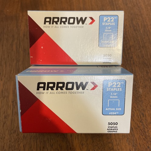 Arrow Staples For P-22 Staple Gun - 5/16 Inch, 5000 Count Box - View #11
