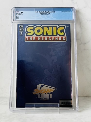 Sonic The Hedgehog (IDW Comics) - #1, Stashhhloot Foil Edition D, CGC 9.8 NM/M - Picture 2 of 3