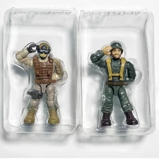 Mega Bloks Construx Call of Duty Desert &WW2 Soldier Lot of 2 Figures *New*