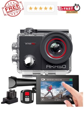 4K Action Kamera AKASO EK7000 Pro Touchscreen EIS 40m wasserdicht