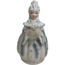 Vintage 1950s Lipper & Mann Colonial Lady Teapot Figural Lacks Music Box