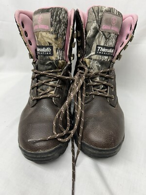 Itasca, Pink Camo, Thinsulate, Waterproof Women's Boots 1/2 size