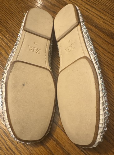 Zara Iridescent Ballet Flats Size EUR 34, US Size 4 - Bild 11 von 11