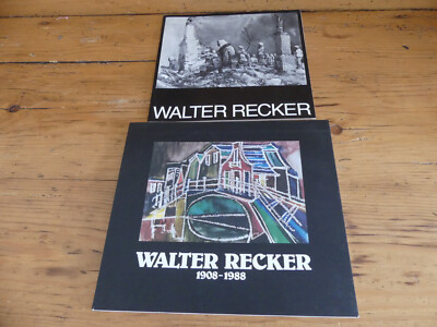Walter Recker 1908-1988 + Katalog ''Walter Recker''  - Signiert