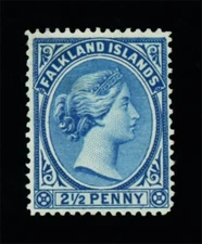 [FALKLAND ISLANDS] 1894 QV: 2½d SG 29 / SC 14 / Wmk. Crown CA (HR)