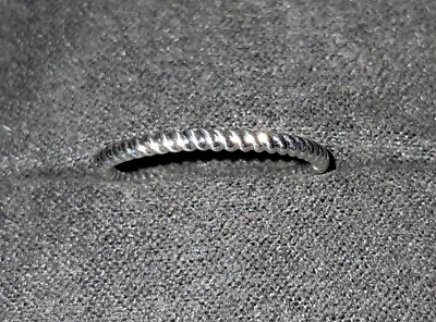 Kordelring Platin 950 Gr. 63