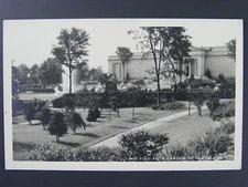 Cleveland Ohio OH Fine Arts Garden Real Photo Postcard RPPC 1924-49 Vintage Vtg