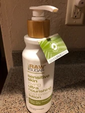 Raw Sugar Green Tea Cucumber Aloe Vera Lotion