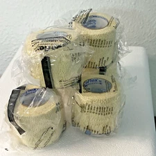 6 Rolls Self Adhesive Cohesive Vet Tape Bandage Wrap Elastic Adherent 2"x 5Yards