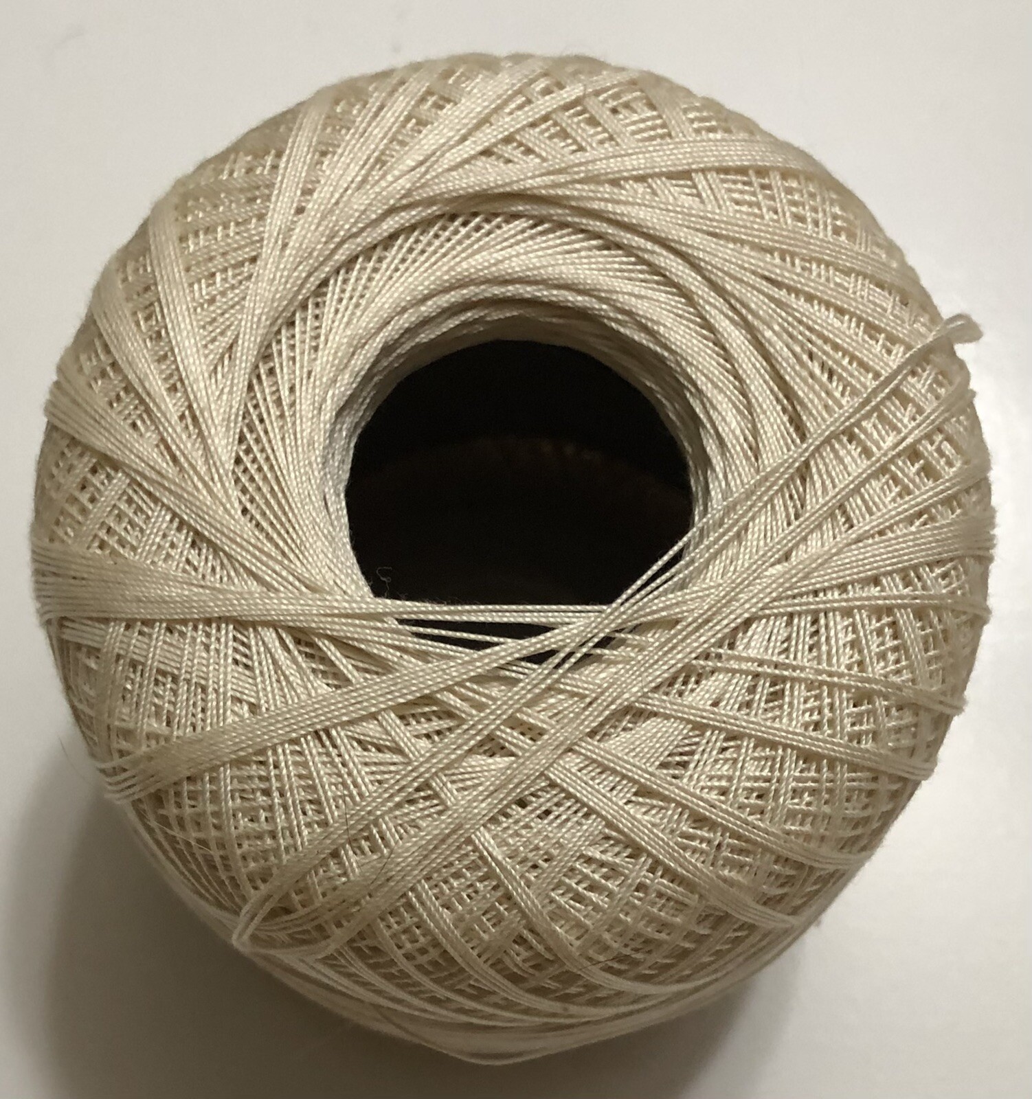 1 Vintage Bucilla Jumbo Ball Mercerized Crochet Cotton Size 30 350 Yard