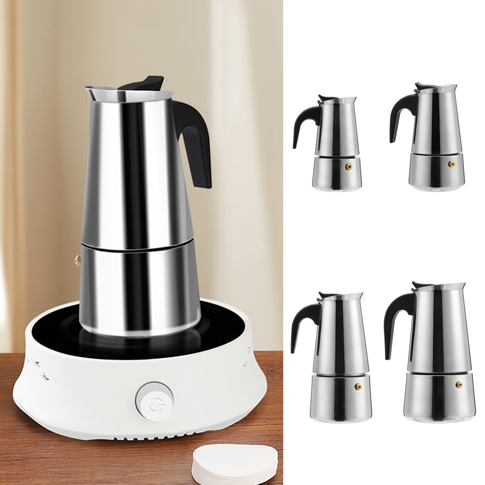 Stovetop Espresso Maker Induction Hob Coffee Pots Moka Coffee Pot
