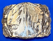 The Lucas Gusher Blew Texas Into the Oil Business 1901 -1928 Texas Belt Buckle