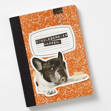 Enesco Notebook French Bulldog Dingleberries Happen Dog Notebook Frenchie 8" NEW