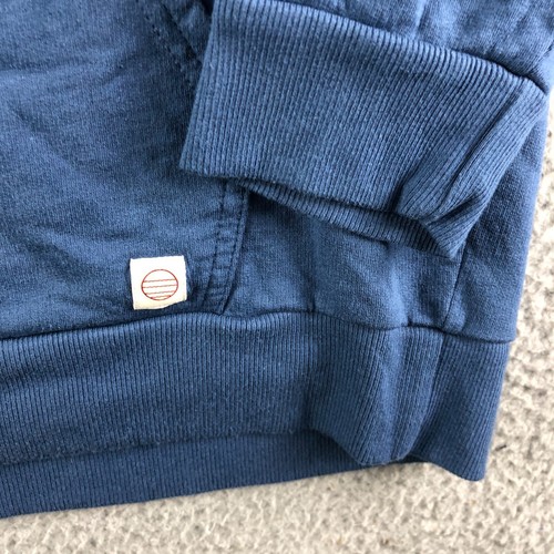 Marine Layer Full Zip Afternoon Hoodie Herren XL blau Fleece leicht Co. Logo - Bild 3 von 12