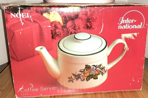 Weihnachten im Juli Vintage Noel International Kaffeeservice Hergestellt in Japan - Bild 2 von 4