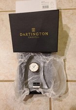 New Dartington Crystal Medium Crescent Clock MSRP $70