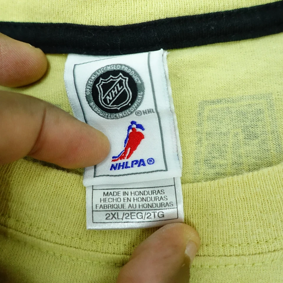 Camisa manga larga NHL para hombre talla 2xl Pittsburgh Penguins hockey negra reverso Foto 3 de 4