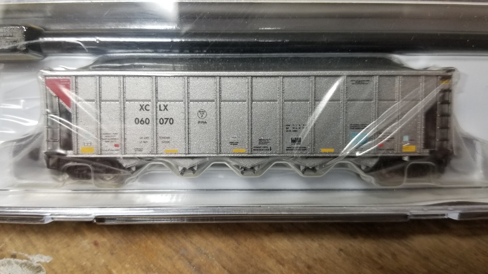 XCLX RR AutoFlood III Rapid Discharge Coal Hopper 060070 Rapido 538039A ...