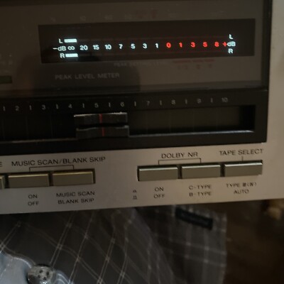 Sony TC-FX505R Cassette Deck 1983-84 Vintage - works with flaws | eBay