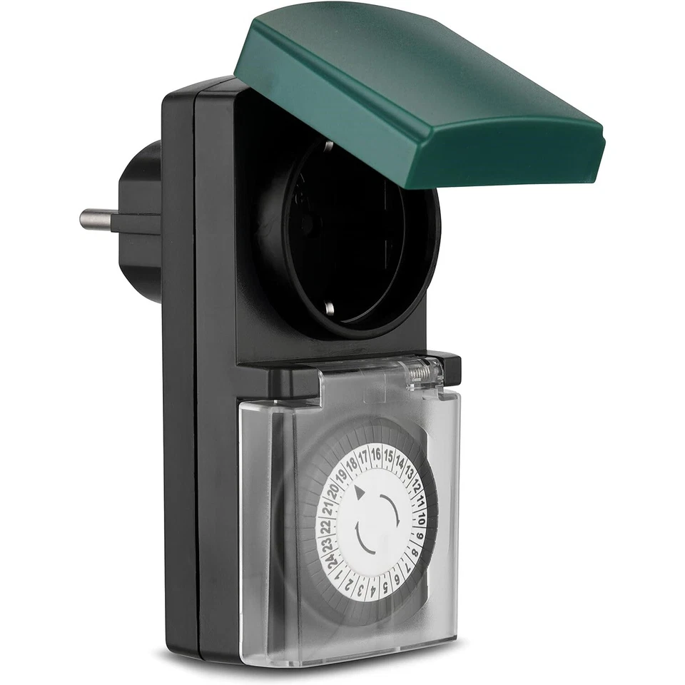 REV Mechanische Mini Zeitschaltuhr IP44 Aussen TÜV/GS-Zeichen Timer Outdoor - Bild 4 von 4