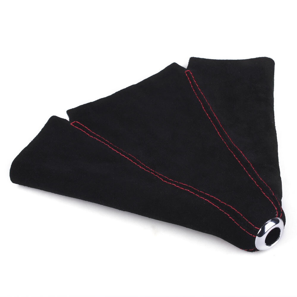 Shift Knob Shifter Boot Cover Black With Black Stitches PVC - Foto 5