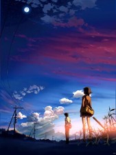 V6162 5 centimetri al secondo bellissimo anime manga decorazione STAMPA POSTER DA PARETE