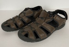 Khombu Men's Travis Active Sandals Closed Toe Brown Fisherman 1179295 Size 12M