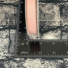 Stampin' Up POWDERED PINK 144134 Finely Woven Ribbon 1/2" 10 Yards