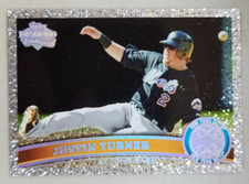Justin Turner 2011 Topps Update Diamond Anniversary Silver #US251 Mets A2