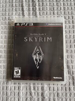 The Elder Scrolls V Skyrim PlayStation 3 PS3 Video Game Complete With ...