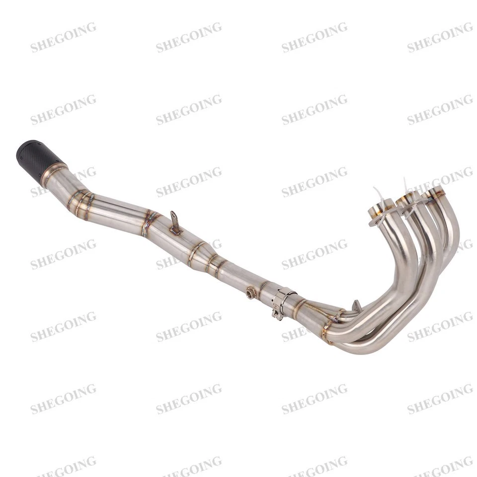 Sistema completo de escape para motocicleta Yamaha MT09 FZ09 XSR900 FJ09 14-20 Foto 3 de 4