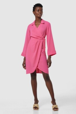 Closet London Plus Curved Wrap Mini Dress, Hot Pink Summer Sun Sz 18, RPP 70 | eBay Closet London Plus Curved Wrap Mini Dress, Hot Pink Summer Sun Sz 18, RPP 70 | eBay