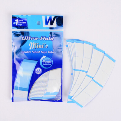 Mini Double Sided Tape 72 Tabs Wig Toupee Hairpiece  Adhesive 4 Weeks Lasting-YR