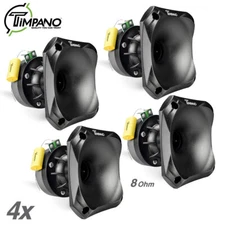 4x Timpano TPT-DH175 Slim 1" Ferrite Compression Driver 1in. Exit Waveguide Pro
