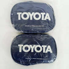 KC Hilites Vintage TOYOTA Light Covers Blue Rectangle 7'' NEW Set of 2