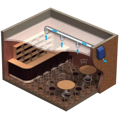 Wandlüfter Außenventilator Industrieventilator Außenwand dalap VIT Ø100mm 252 - Bild 4 von 4