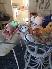 Ty Beanie Babies Curly The Bear Plush Toy - 4052 And Many More. Some with misspe