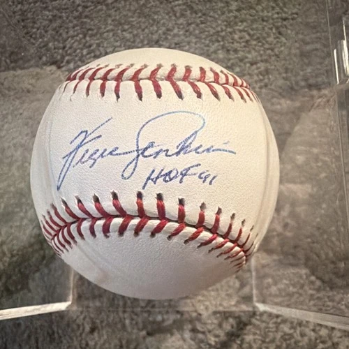 Fergie Jenkins HOF 91 Autographed Baseball Chicago Cubs mlb authenticated