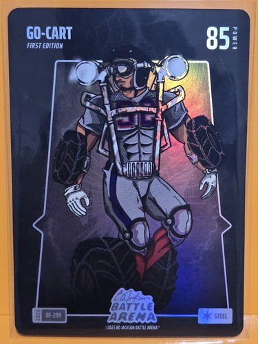 2026 Bo Jackson Battle Arena Go-Cart STEEL Battlefoil Evan Carter
