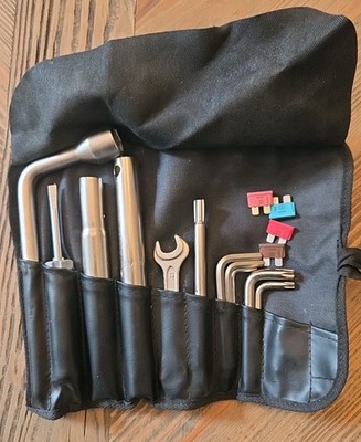 Genuine BMW OEM Trunk Tool Kit Roll - Heyco Wrench, Spark Plug Tool & Case