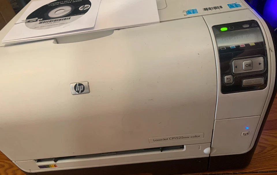 HP Color LaserJet Pro CP1525nw Wireless Laser Printer CE875A - Toner + Ink Incl. - Image 2 of 4