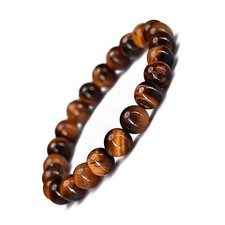Tiger Eye Natural Healing Bracelets Certified Beads Wealth, Prosperity Luck Stre
